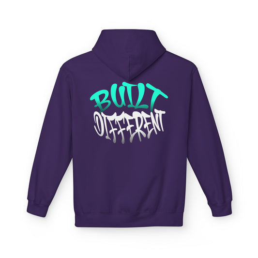 Built Different Hoodie - Unisex Midweight Softstyle Fleece Hoodie, Casual Wear, Gift for Him, Gift for Her, Streetwear, Everyday Comfort
