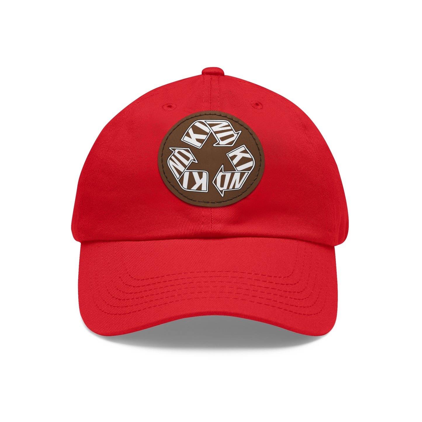 KIND Dad Hat with Leather Patch, Motivational Baseball Cap, Stylish Sun Hat