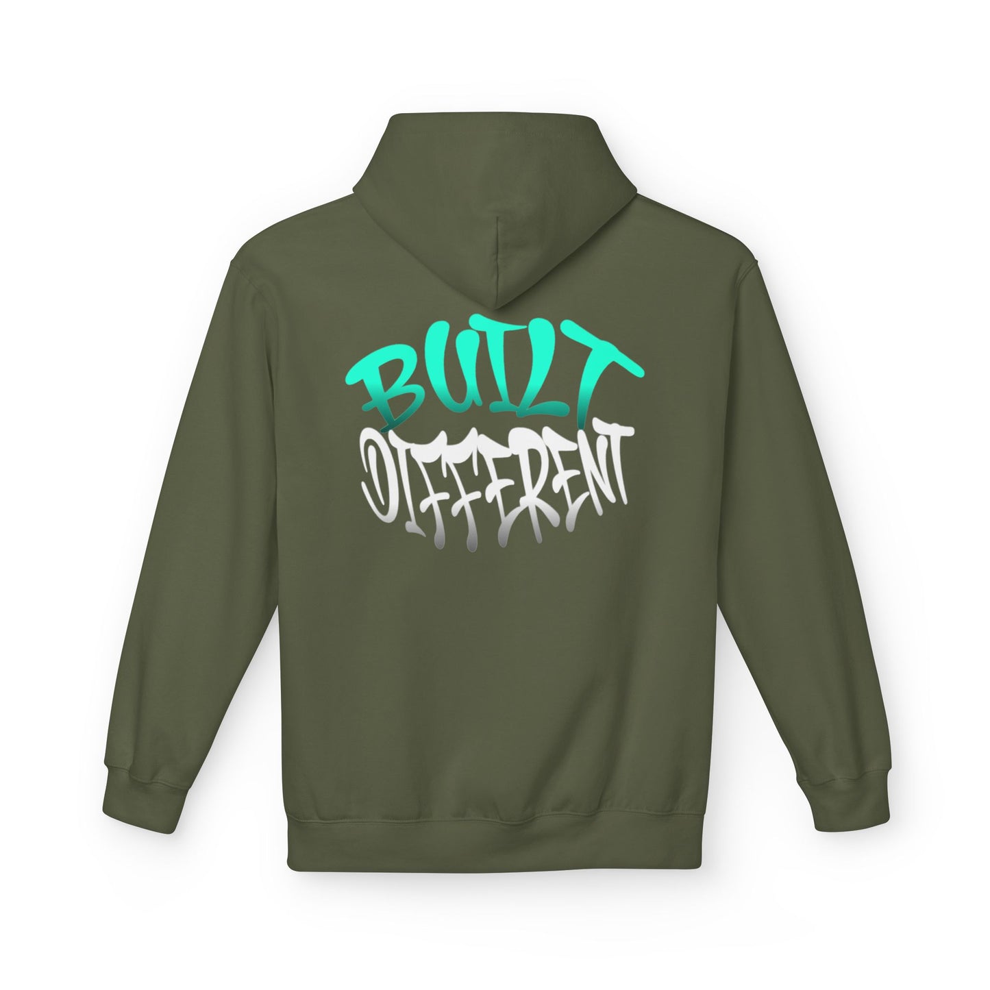 Built Different Hoodie - Unisex Midweight Softstyle Fleece Hoodie, Casual Wear, Gift for Him, Gift for Her, Streetwear, Everyday Comfort