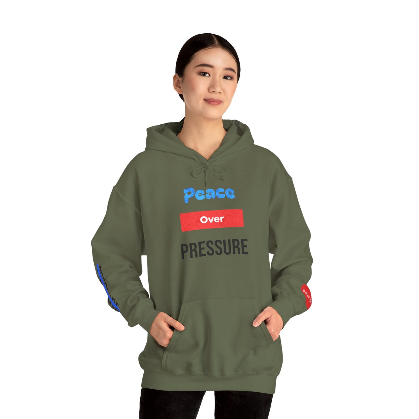 Peace Over Pressure Unisex Heavy Blend Hooded Sweatshirt