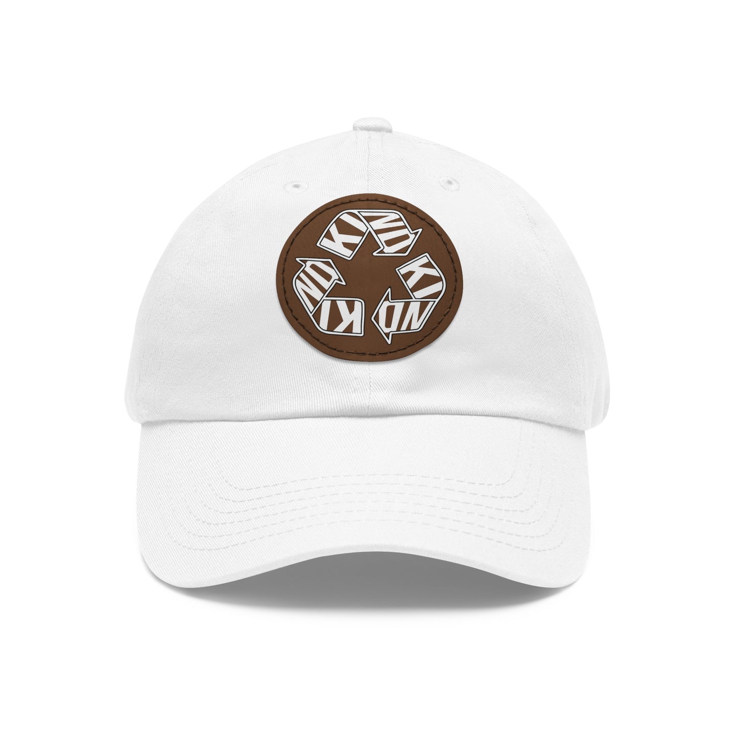 KIND Dad Hat with Leather Patch, Motivational Baseball Cap, Stylish Sun Hat