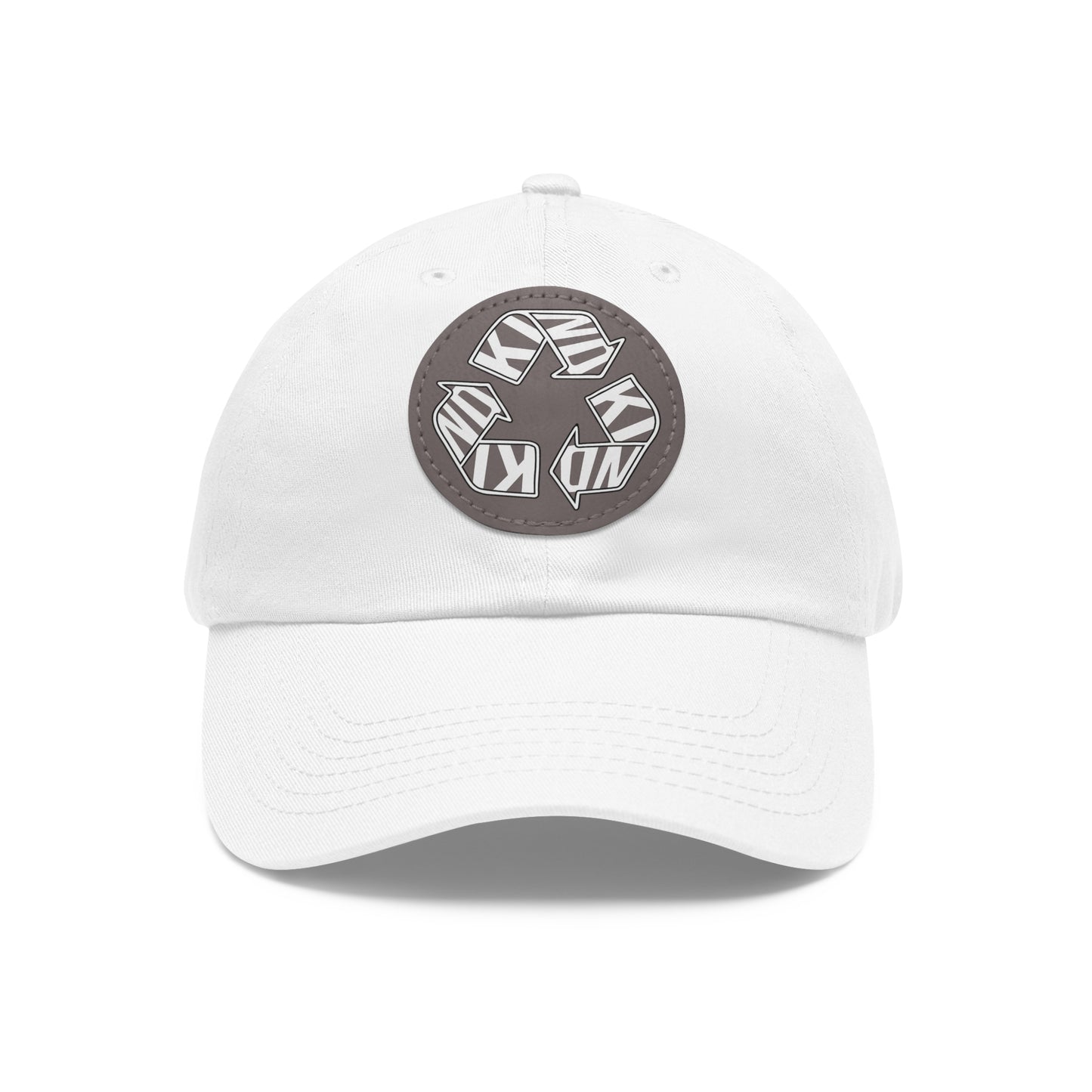 KIND Dad Hat with Leather Patch, Motivational Baseball Cap, Stylish Sun Hat