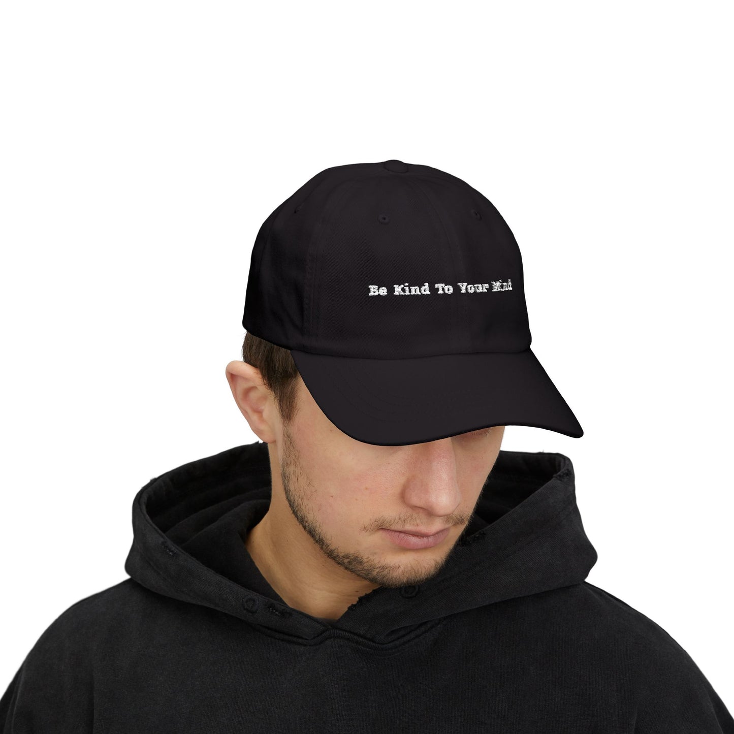 "Be Kind To Your Mind" Classic Dad Cap, Relaxed Style
