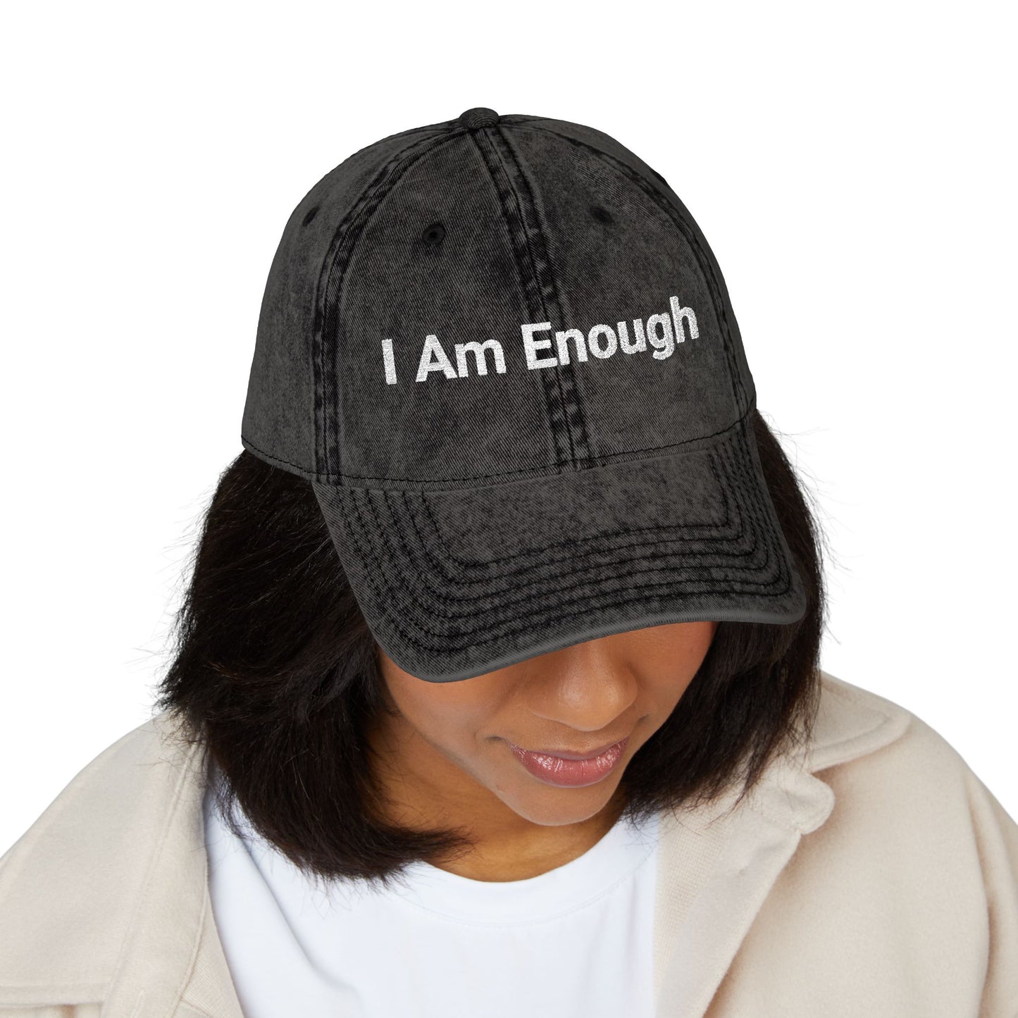 Embroidered Cap - Inspirational Vintage Hat