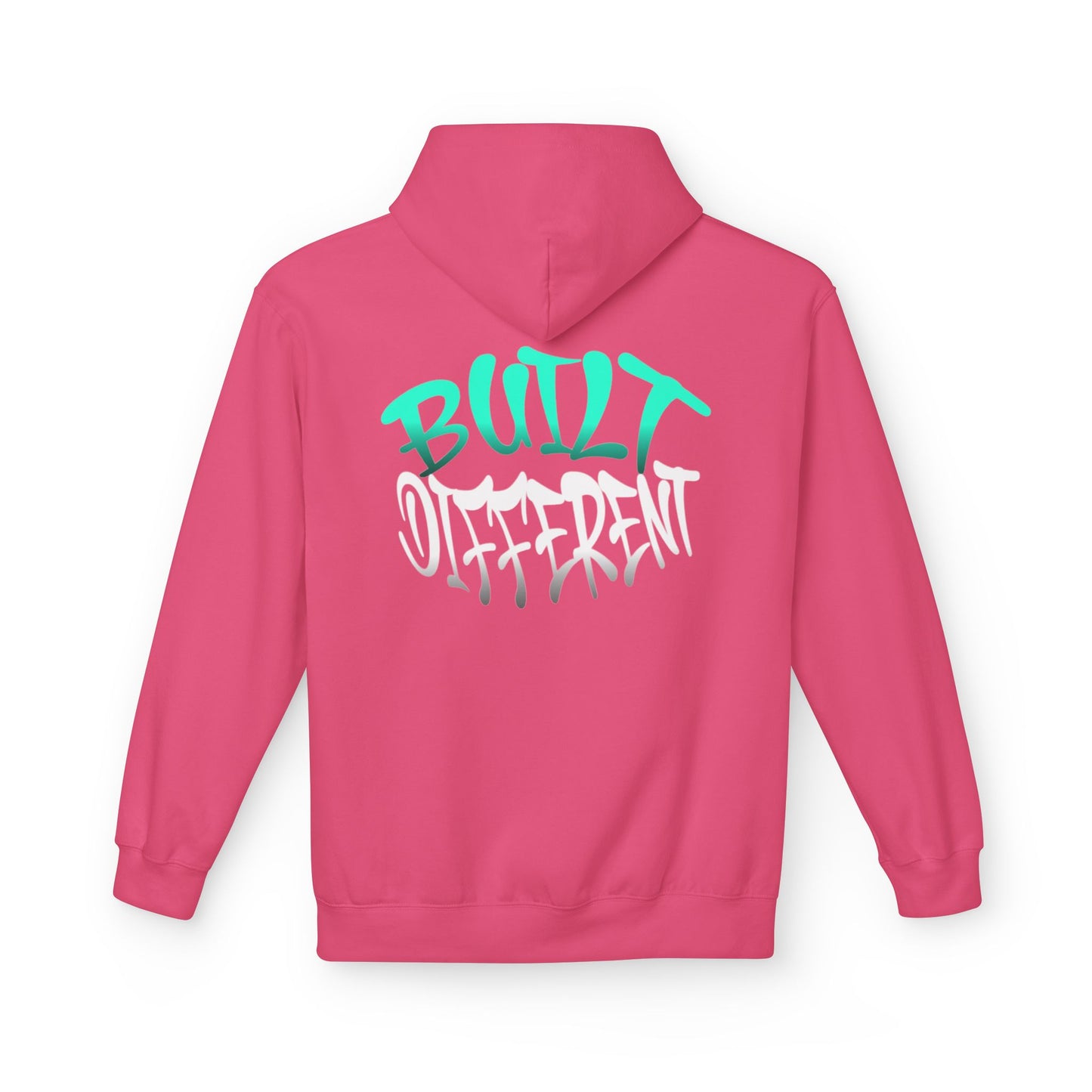 Built Different Hoodie - Unisex Midweight Softstyle Fleece Hoodie, Casual Wear, Gift for Him, Gift for Her, Streetwear, Everyday Comfort