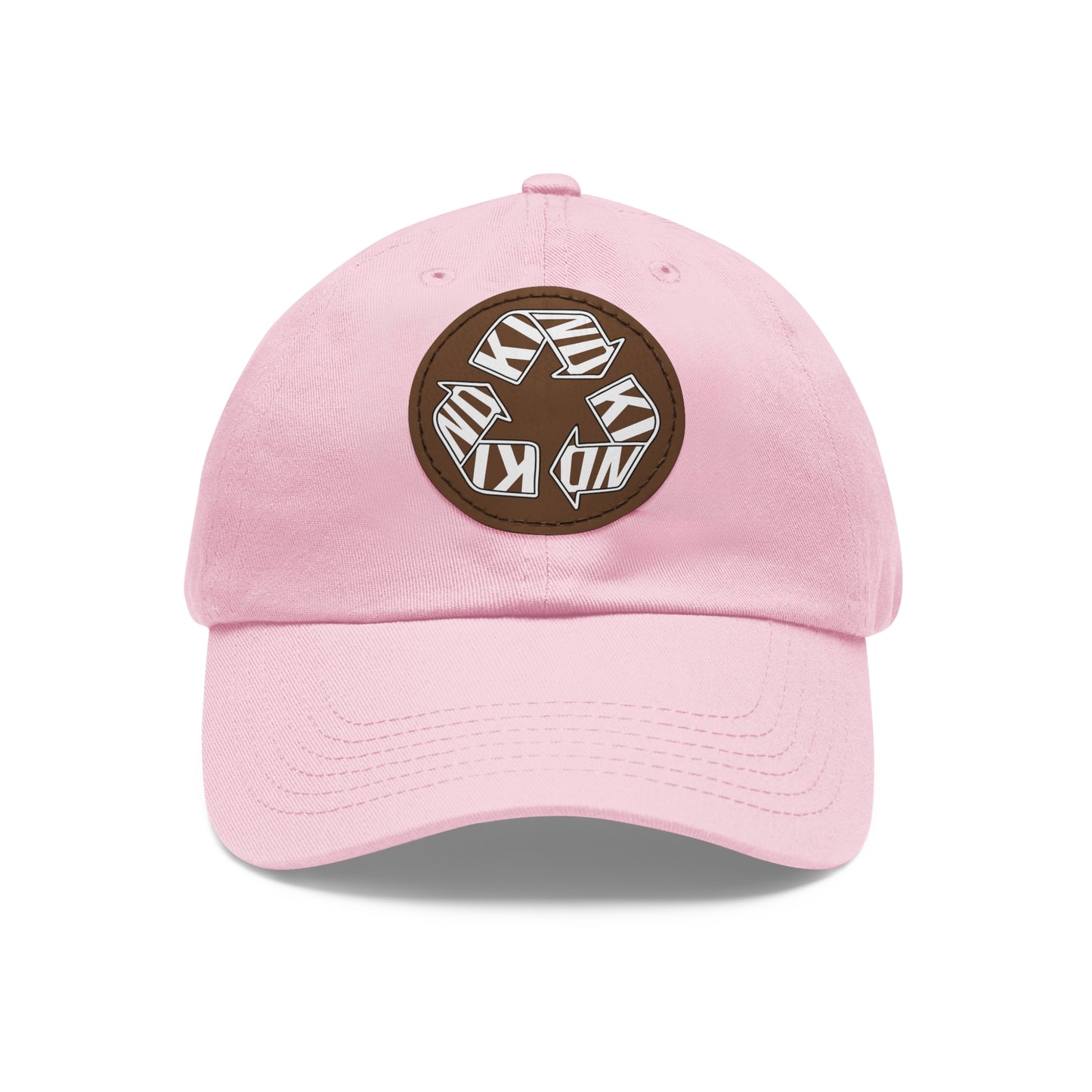 KIND Dad Hat with Leather Patch, Motivational Baseball Cap, Stylish Sun Hat