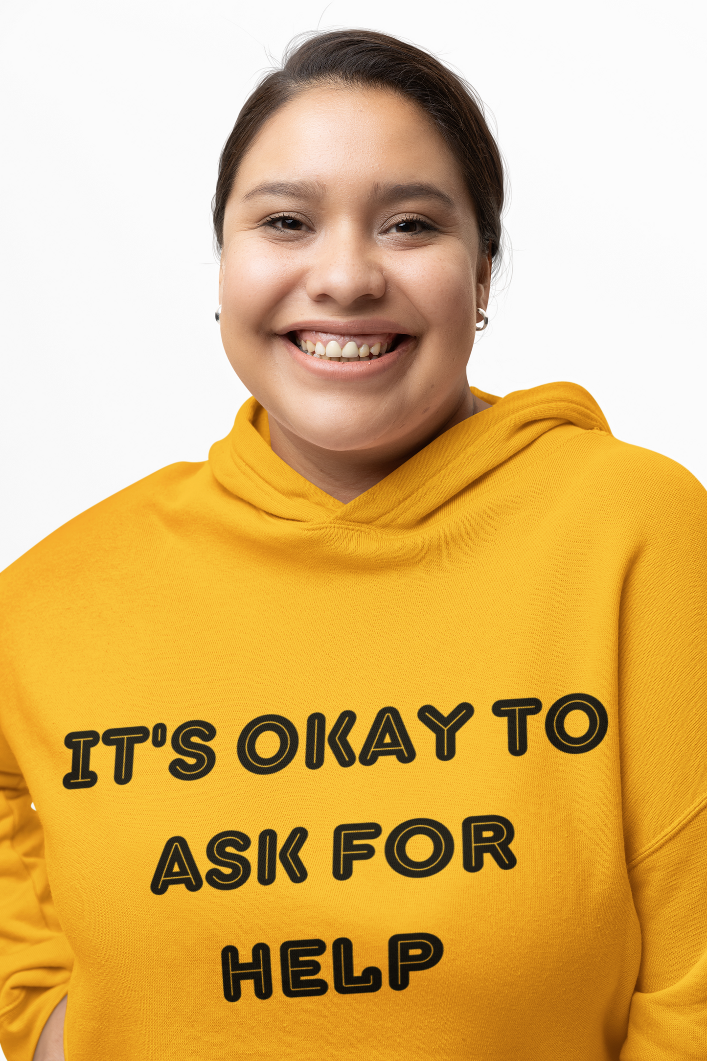 It's okay to ask for help Unisex Heavy Blend Hooded