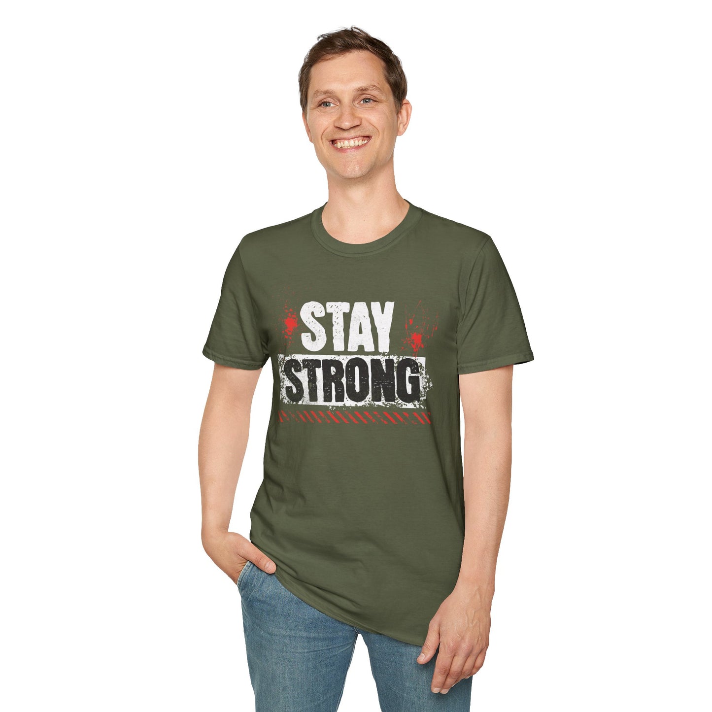 Stay Strong T-Shirt, Motivational Tee, Unisex Graphic Shirt, Gift, Casual Wear, Summer Fashion