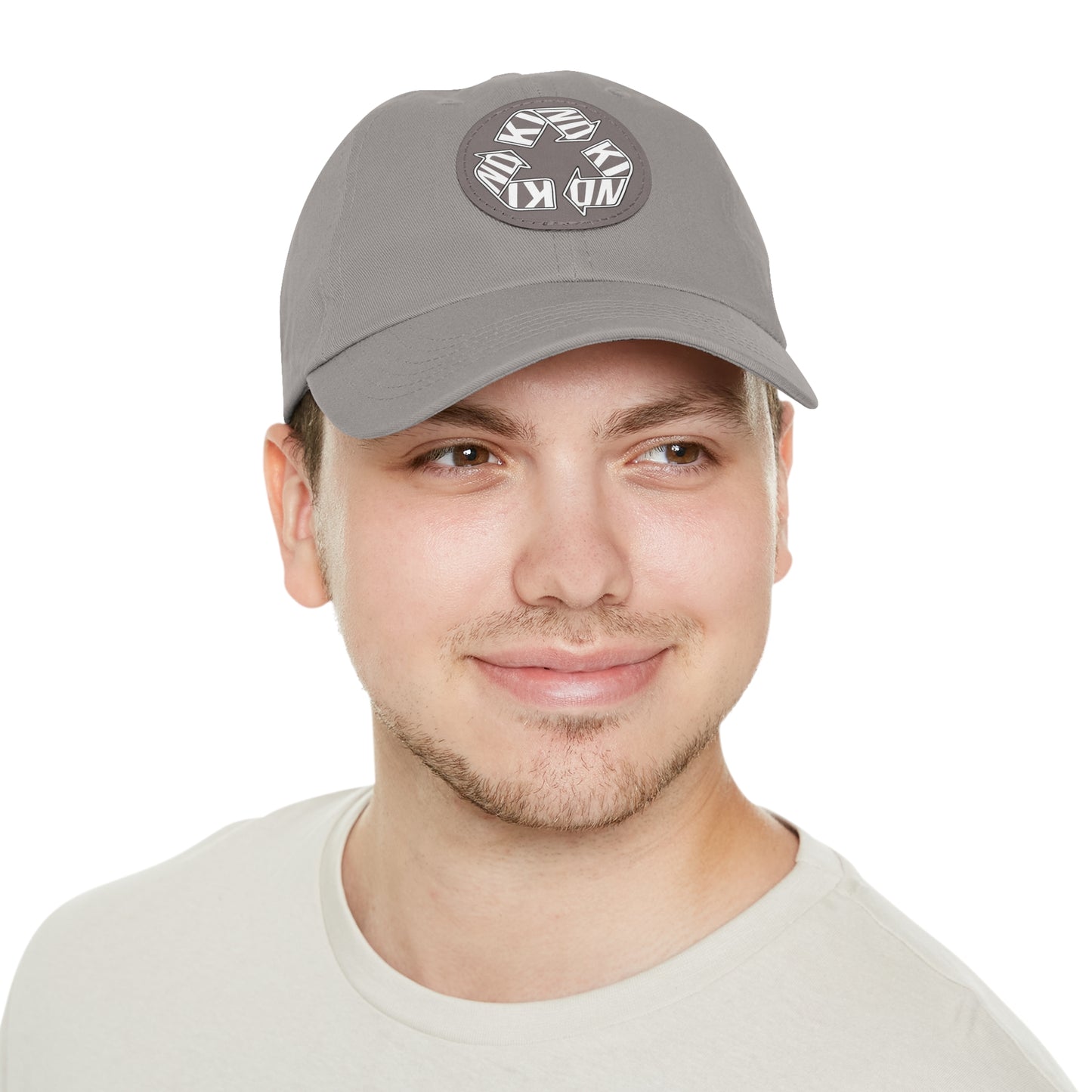 KIND Dad Hat with Leather Patch, Motivational Baseball Cap, Stylish Sun Hat