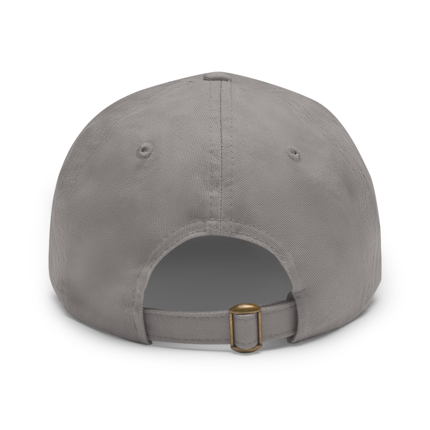 Motivational Dad Hat with Leather Patch, Custom Baseball Cap, Stylish Sun Hat