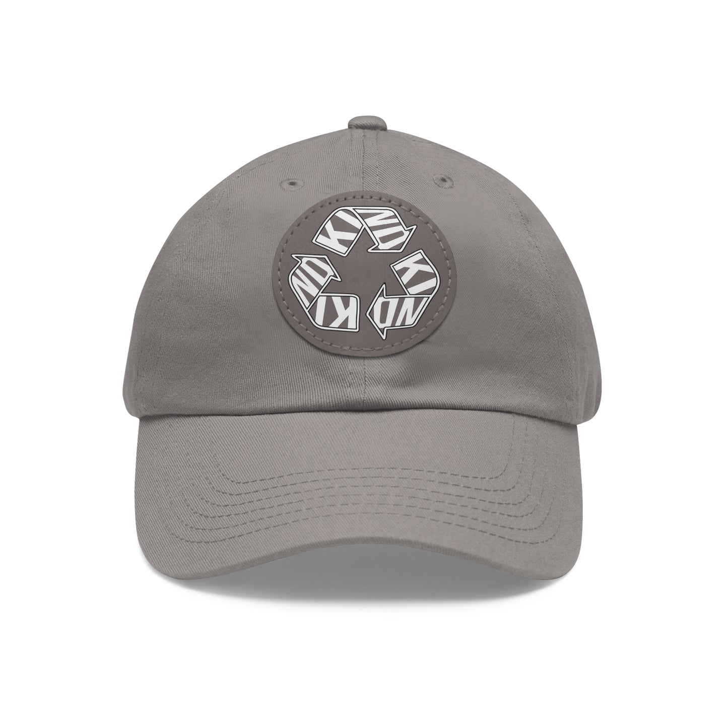 KIND Dad Hat with Leather Patch, Motivational Baseball Cap, Stylish Sun Hat