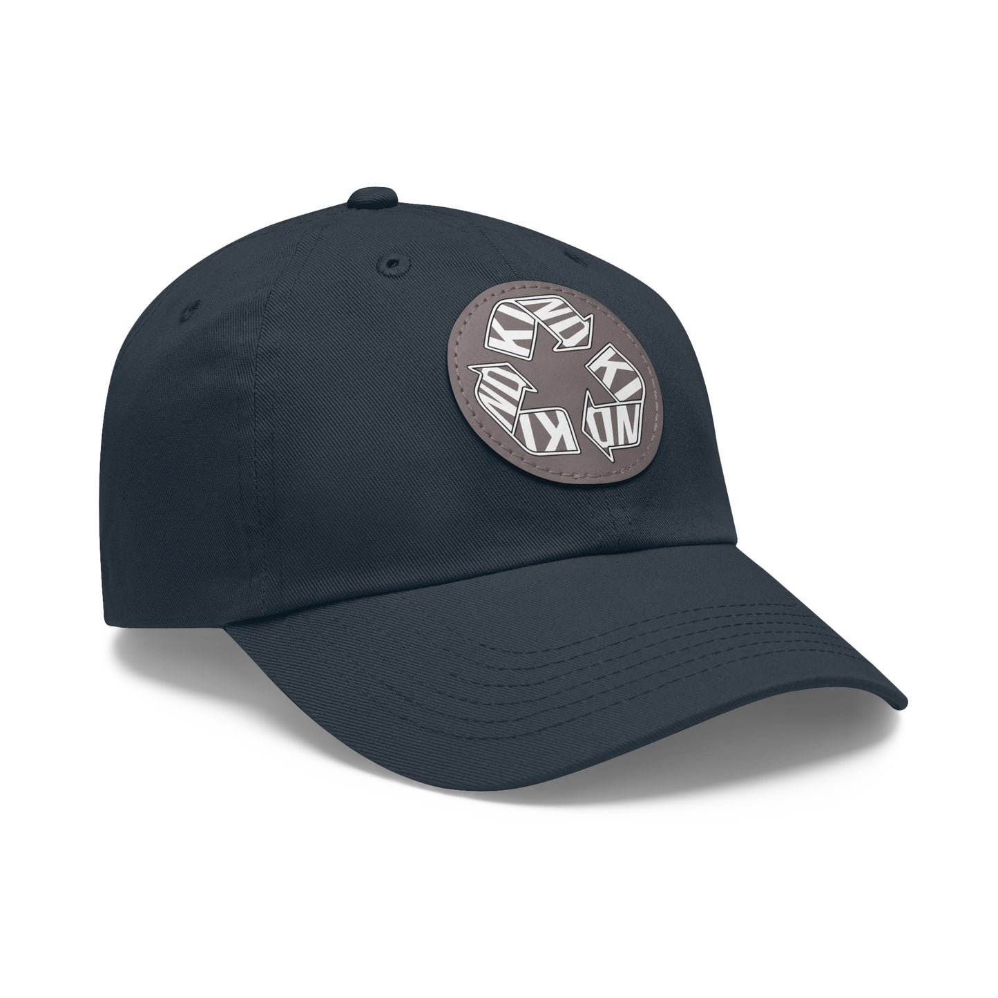 KIND Dad Hat with Leather Patch, Motivational Baseball Cap, Stylish Sun Hat