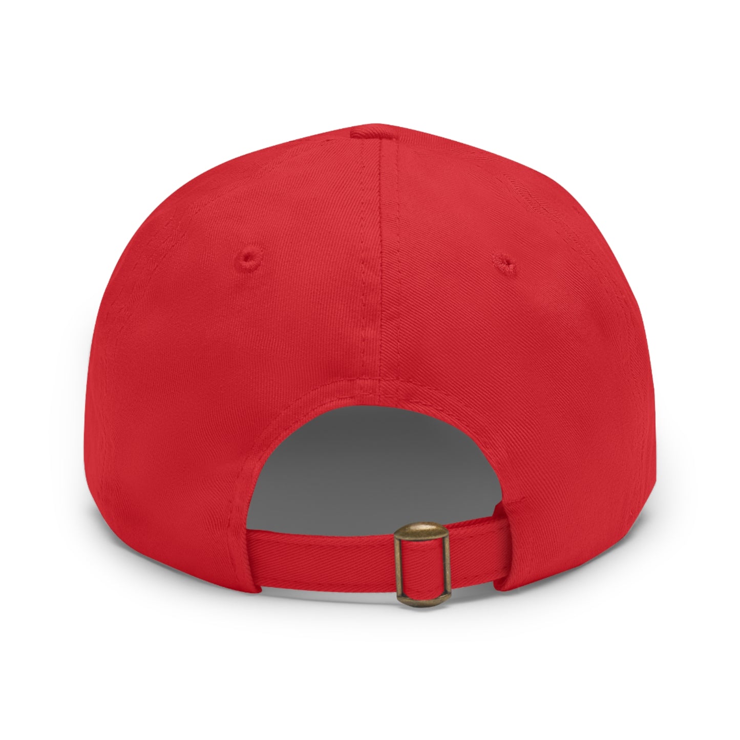 Motivational Dad Hat with Leather Patch, Custom Baseball Cap, Stylish Sun Hat
