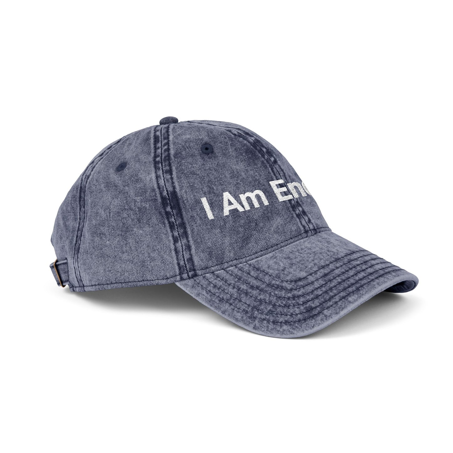 Embroidered Cap - Inspirational Vintage Hat