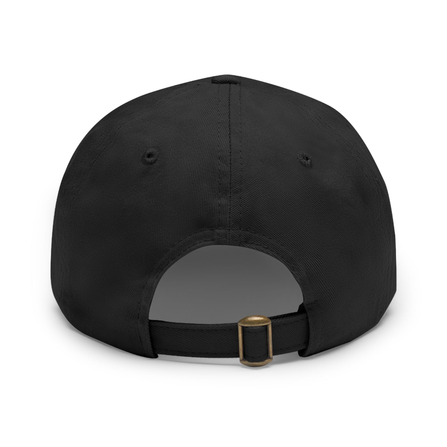 Motivational Dad Hat with Leather Patch, Custom Baseball Cap, Stylish Sun Hat