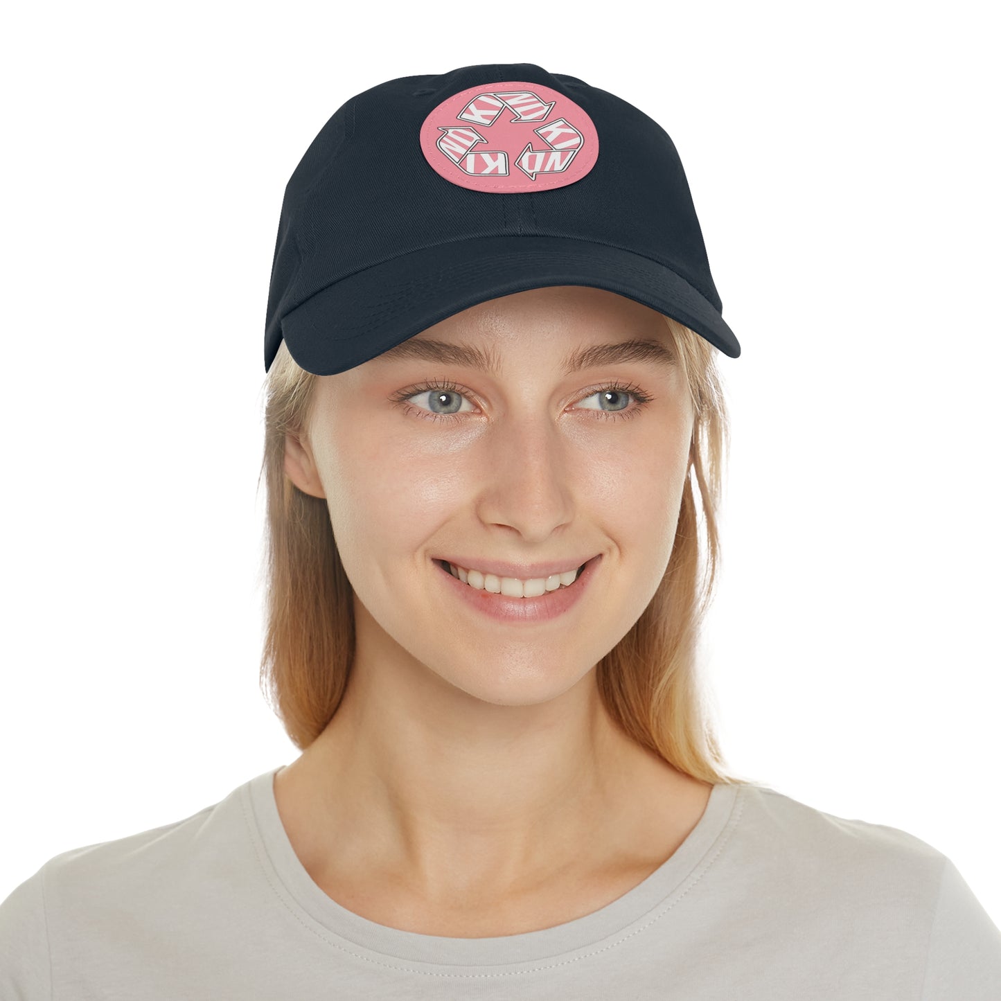 KIND Dad Hat with Leather Patch, Motivational Baseball Cap, Stylish Sun Hat