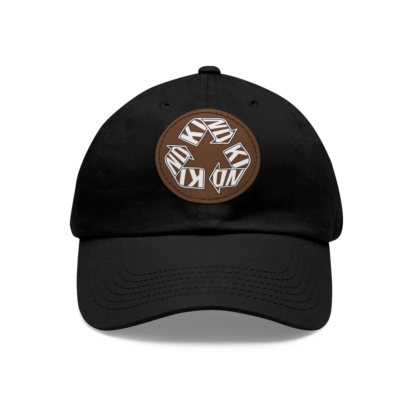 KIND Dad Hat with Leather Patch, Motivational Baseball Cap, Stylish Sun Hat