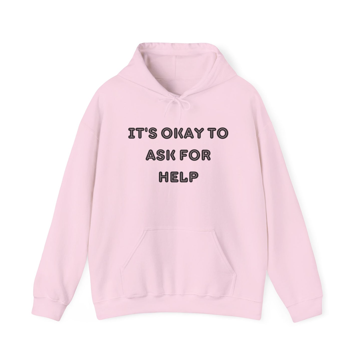 It's okay to ask for help Unisex Heavy Blend Hooded