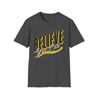Believe you can T-Shirt, Motivational Tee, Unisex Graphic Shirt, Gift, Casual Wear, Summer Fashion
