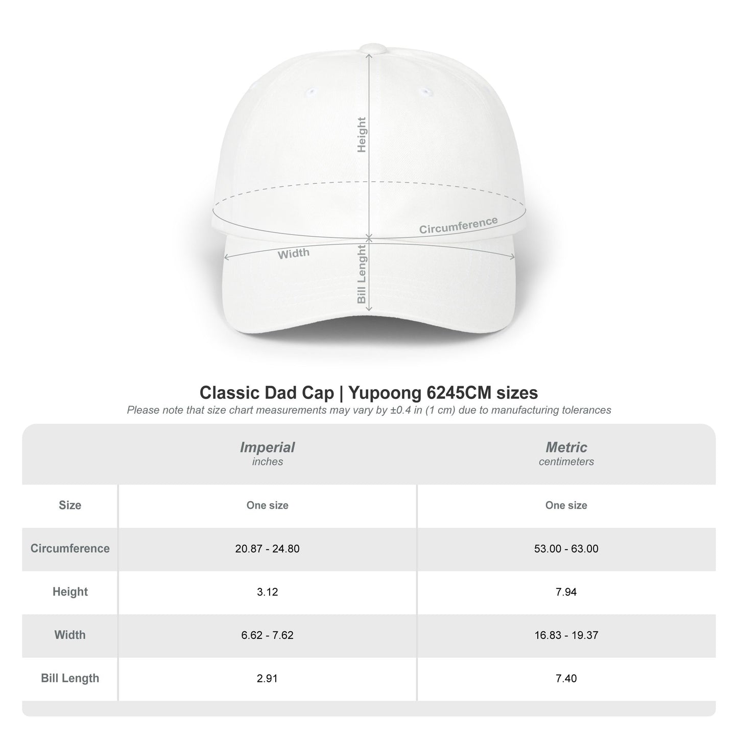 Dad Cap — 'Quiet Power' Embroidered Baseball Hat