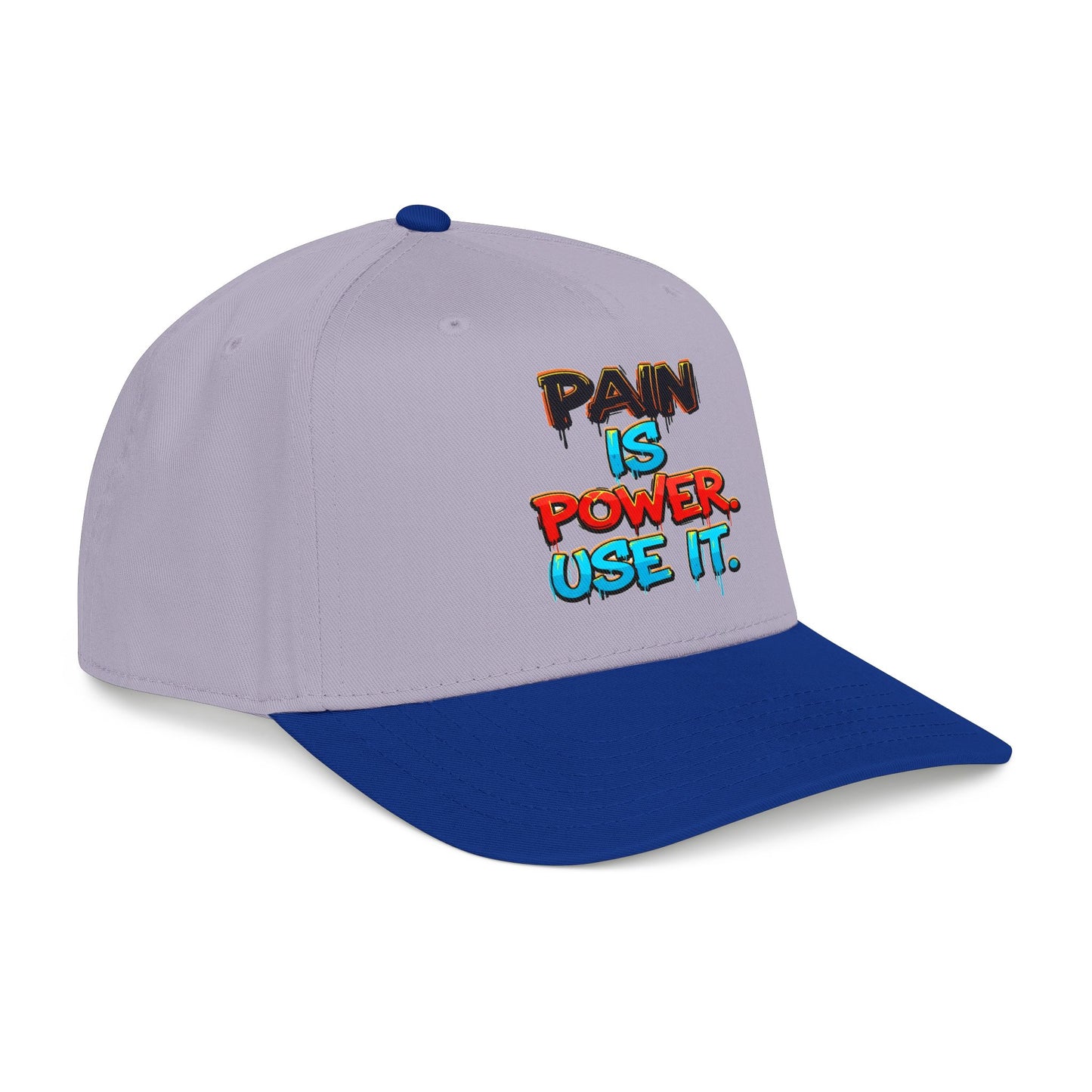 Baseball Cap — "Pain Is Power. Use It." Motivational Streetwear Hat