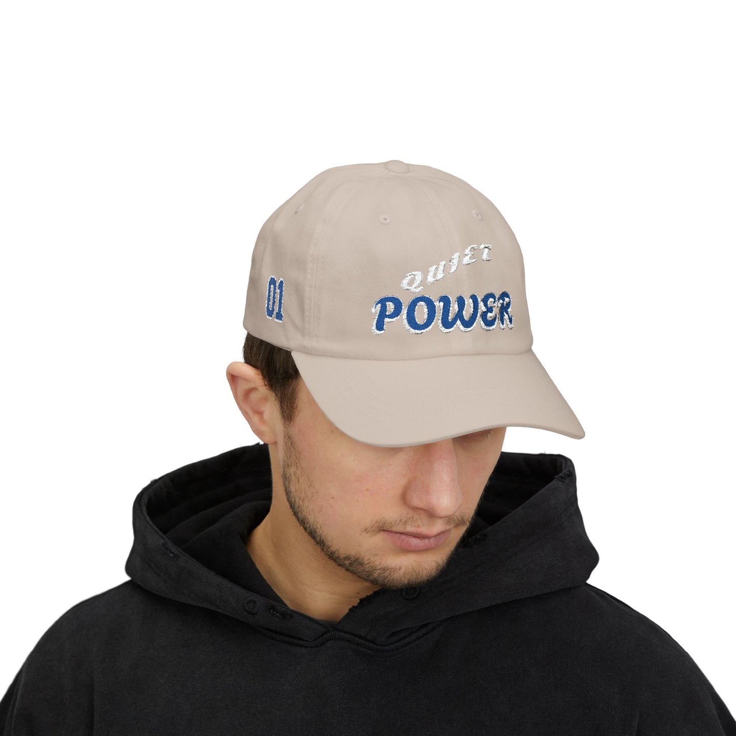 Dad Cap — 'Quiet Power' Embroidered Baseball Hat