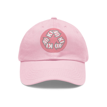 KIND Dad Hat with Leather Patch, Motivational Baseball Cap, Stylish Sun Hat