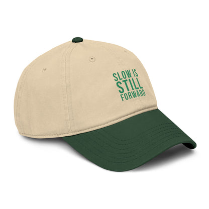 Slow Is Still Forward — Embroidered Washed Baseball Cap