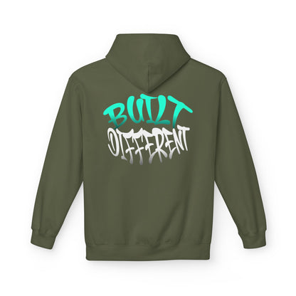 Built Different Hoodie - Unisex Midweight Softstyle Fleece Hoodie, Casual Wear, Gift for Him, Gift for Her, Streetwear, Everyday Comfort