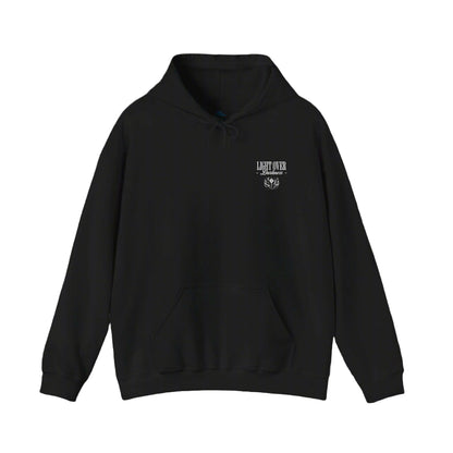 Stylish Unisex Light Over Darkness Hoodie - Comfort & Versatility for Every Season