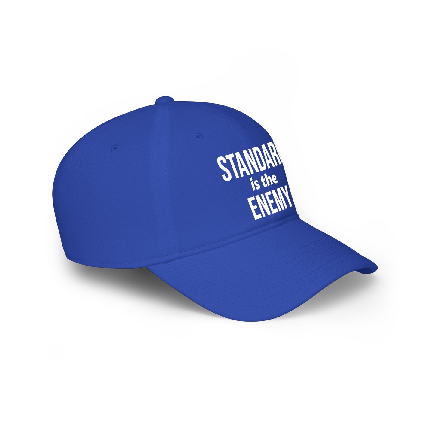 "Standard Is The Enemy" Low Profile Baseball Cap – Bold Statement Dad Hat