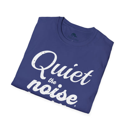 Motivational Quote Unisex T-Shirt - Quiet the Noise, Trust the Timing