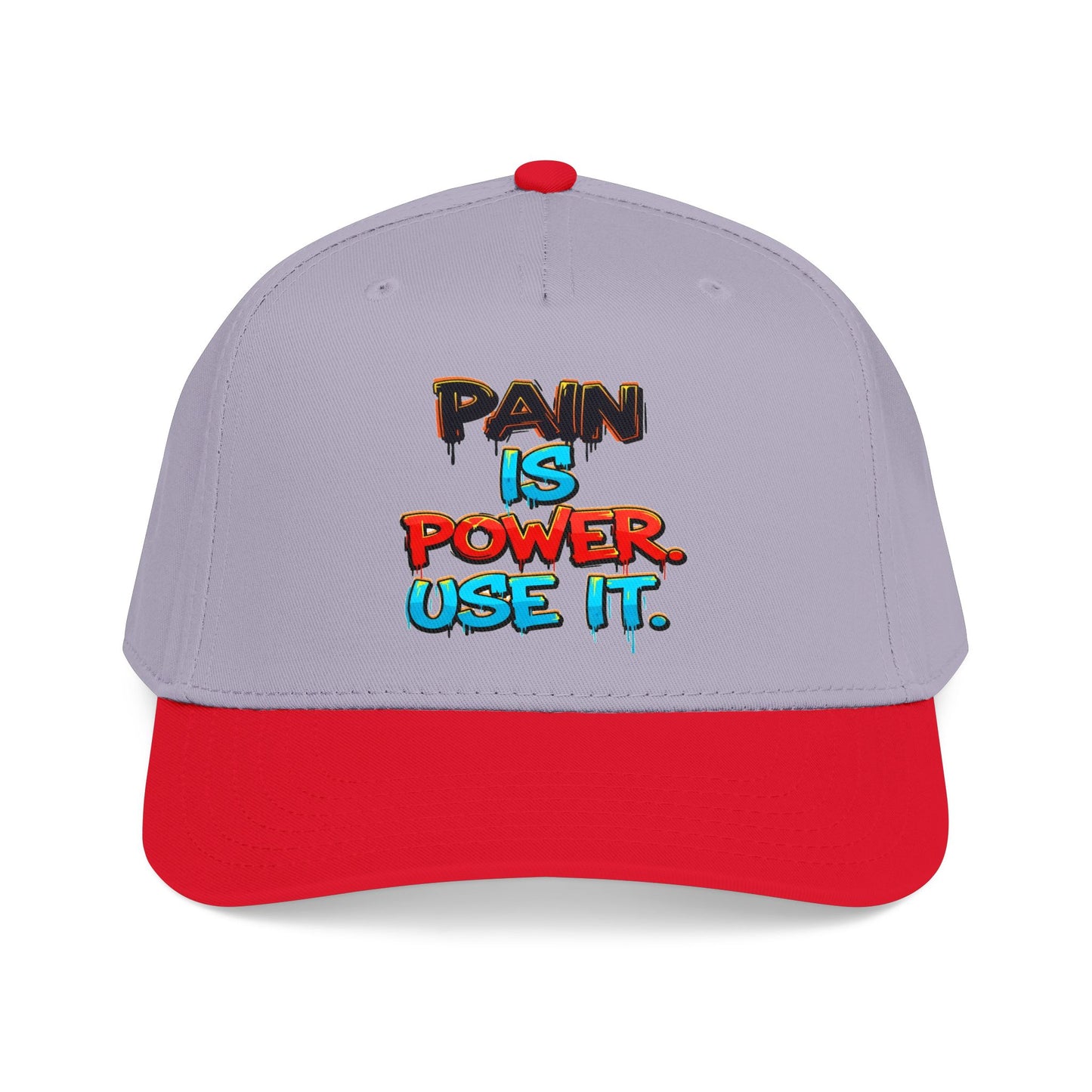 Baseball Cap — "Pain Is Power. Use It." Motivational Streetwear Hat