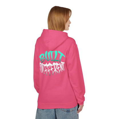 Built Different Hoodie - Unisex Midweight Softstyle Fleece Hoodie, Casual Wear, Gift for Him, Gift for Her, Streetwear, Everyday Comfort