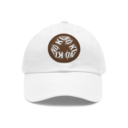 KIND Dad Hat with Leather Patch, Motivational Baseball Cap, Stylish Sun Hat