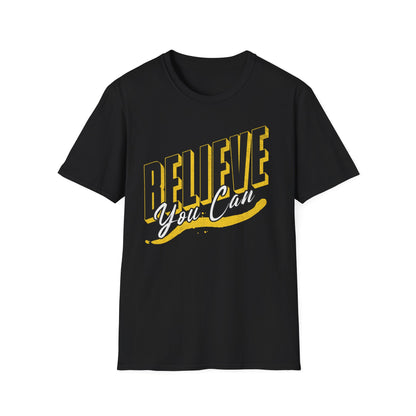 Believe you can T-Shirt, Motivational Tee, Unisex Graphic Shirt, Gift, Casual Wear, Summer Fashion