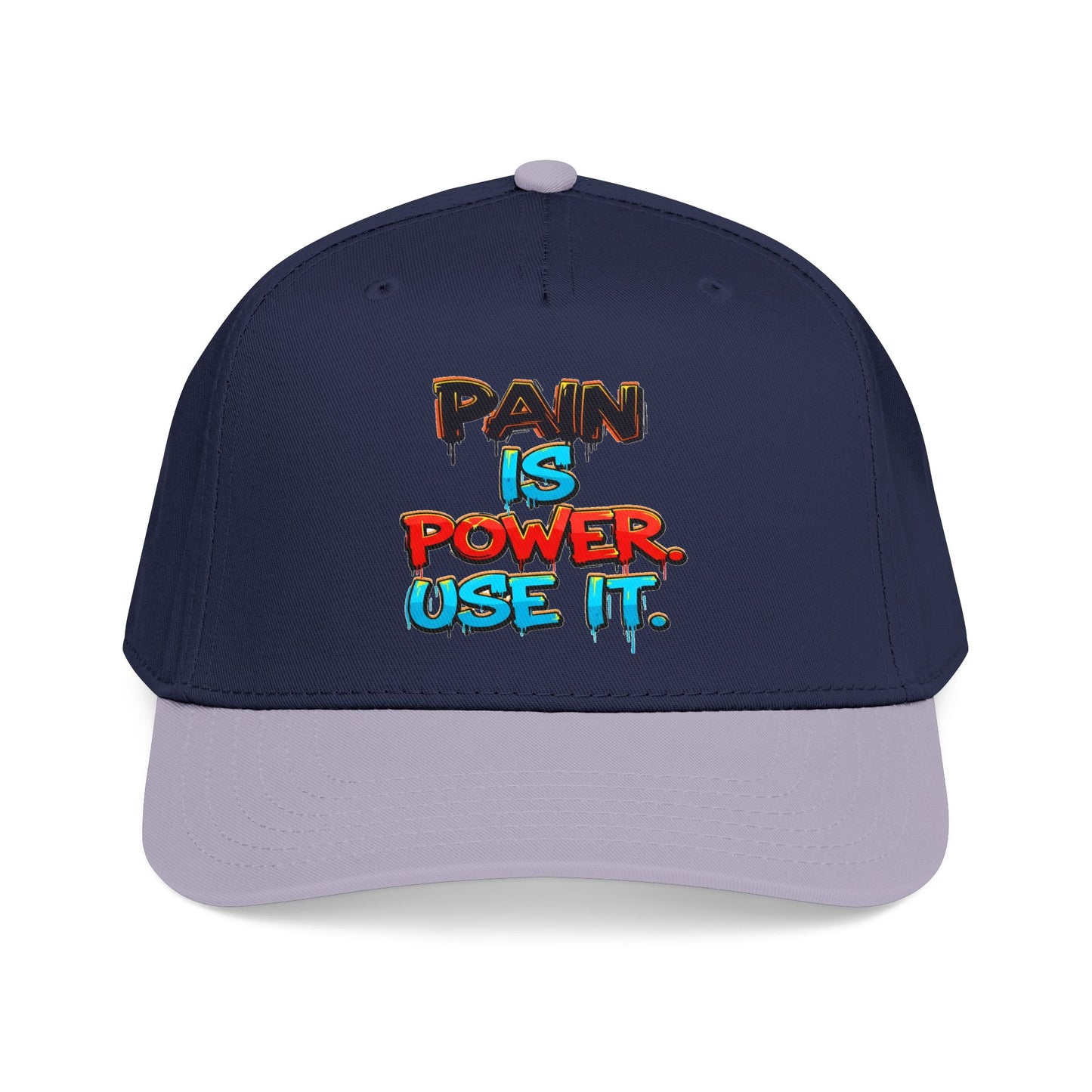 Baseball Cap — "Pain Is Power. Use It." Motivational Streetwear Hat