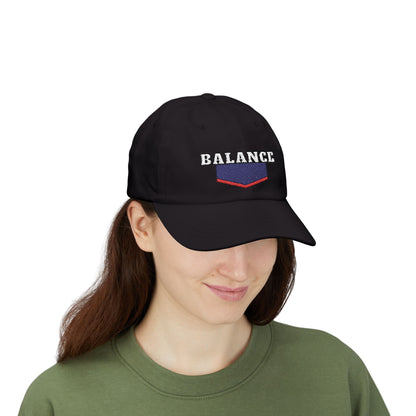 Balance Embroidered Dad Cap