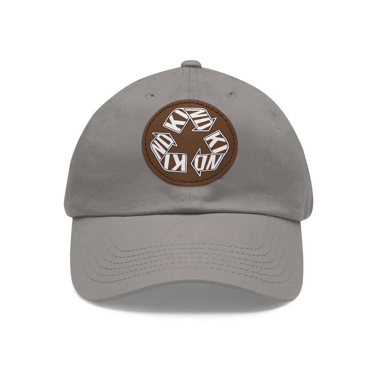 KIND Dad Hat with Leather Patch, Motivational Baseball Cap, Stylish Sun Hat