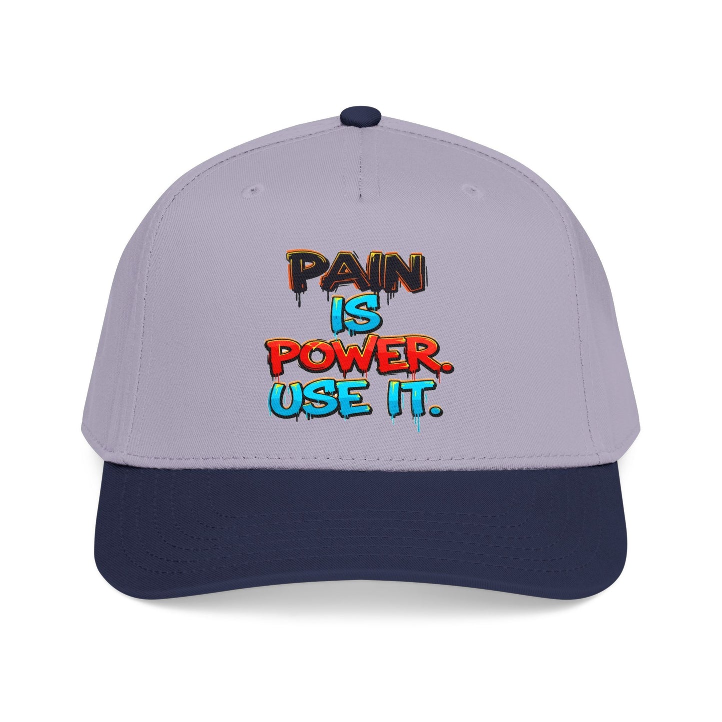 Baseball Cap — "Pain Is Power. Use It." Motivational Streetwear Hat