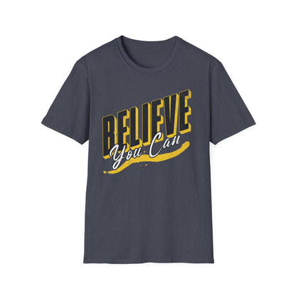 Believe you can T-Shirt, Motivational Tee, Unisex Graphic Shirt, Gift, Casual Wear, Summer Fashion