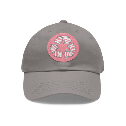 KIND Dad Hat with Leather Patch, Motivational Baseball Cap, Stylish Sun Hat