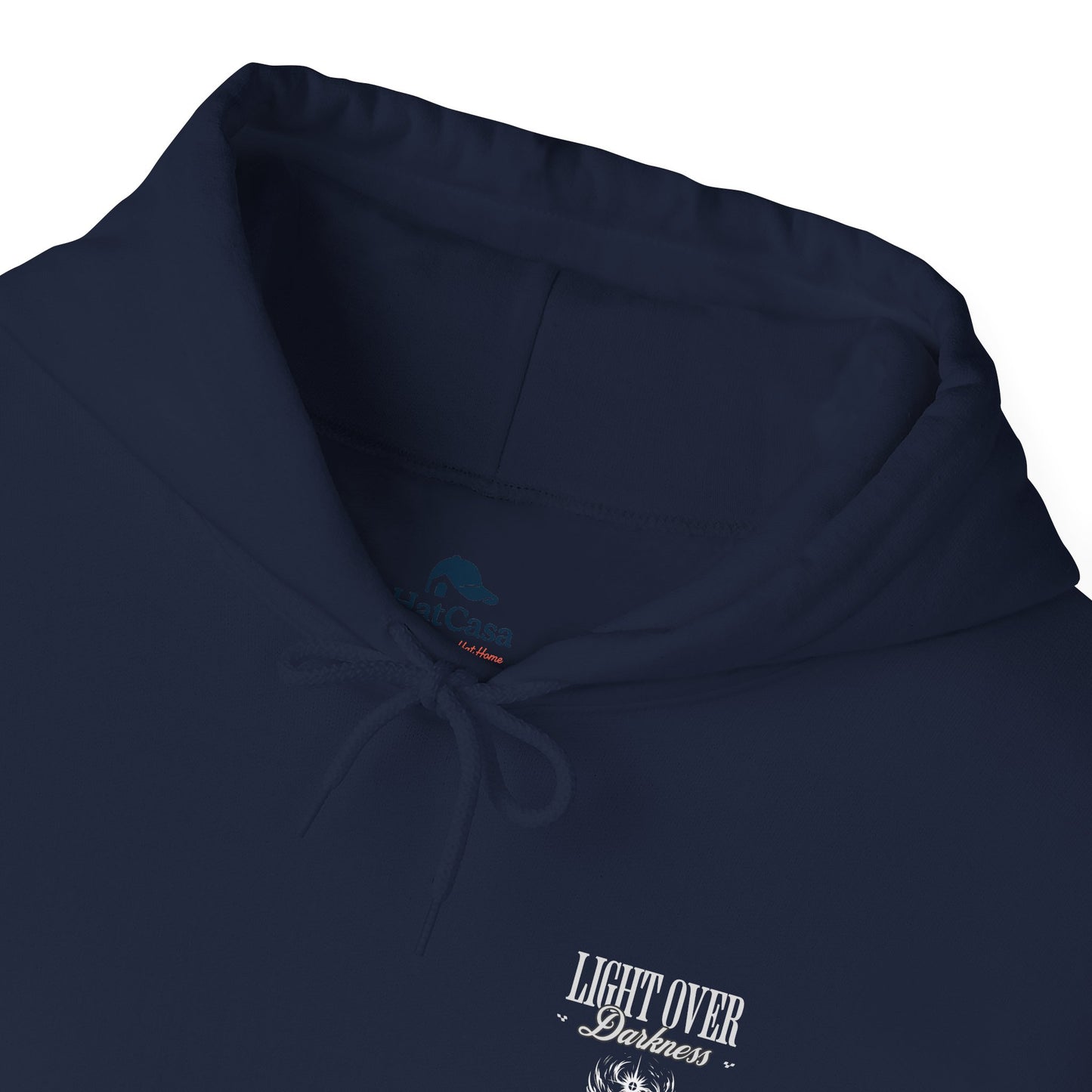 Stylish Unisex Light Over Darkness Hoodie - Comfort & Versatility for Every Season