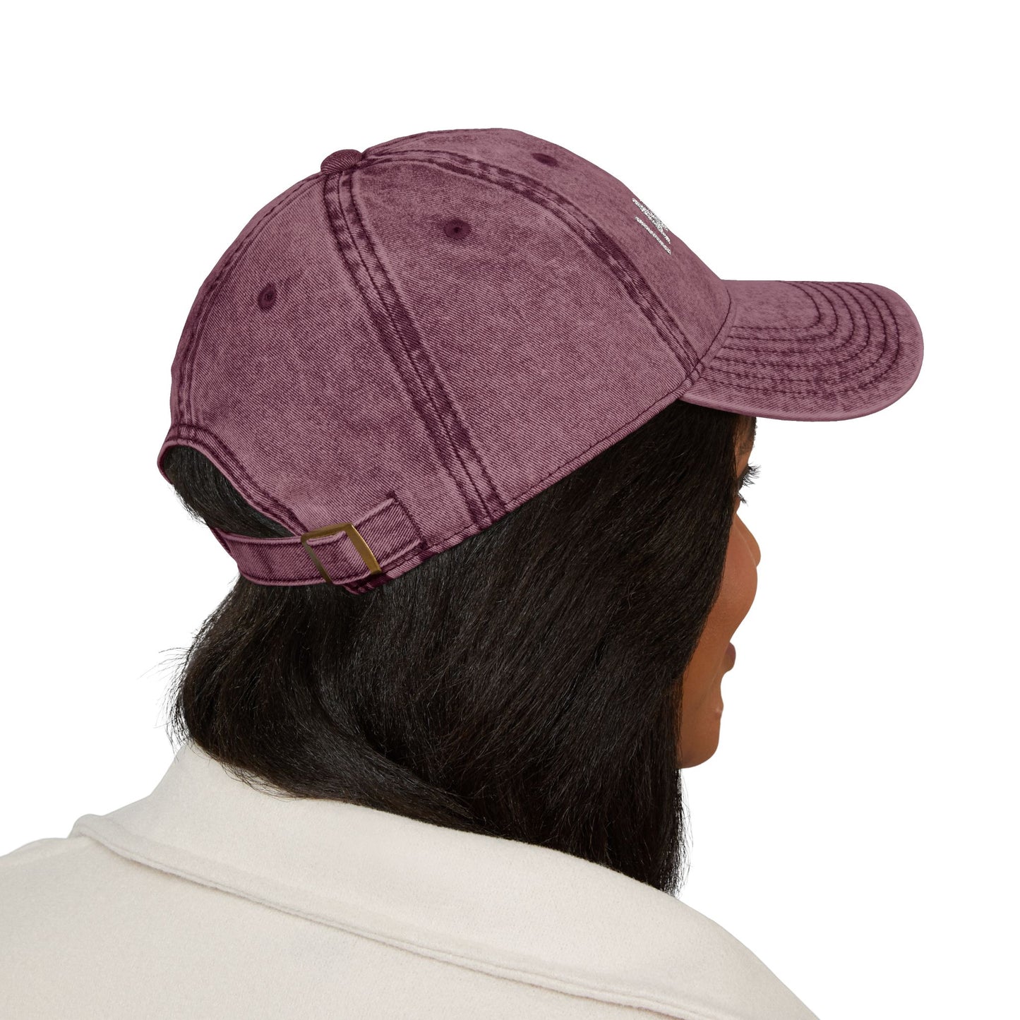 Embroidered Cap - Inspirational Vintage Hat