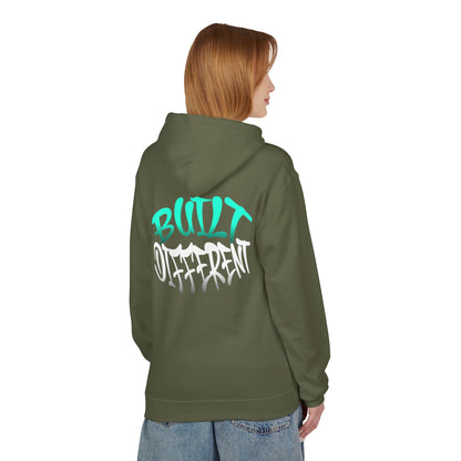 Built Different Hoodie - Unisex Midweight Softstyle Fleece Hoodie, Casual Wear, Gift for Him, Gift for Her, Streetwear, Everyday Comfort