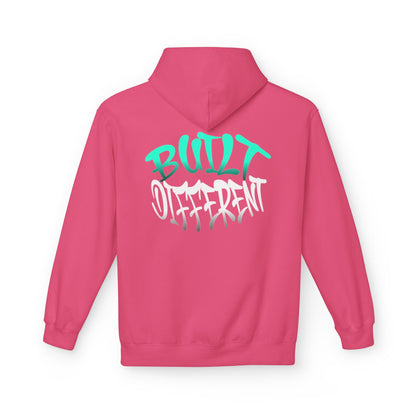 Built Different Hoodie - Unisex Midweight Softstyle Fleece Hoodie, Casual Wear, Gift for Him, Gift for Her, Streetwear, Everyday Comfort