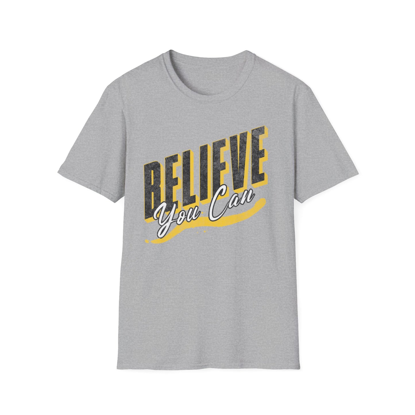 Believe you can T-Shirt, Motivational Tee, Unisex Graphic Shirt, Gift, Casual Wear, Summer Fashion