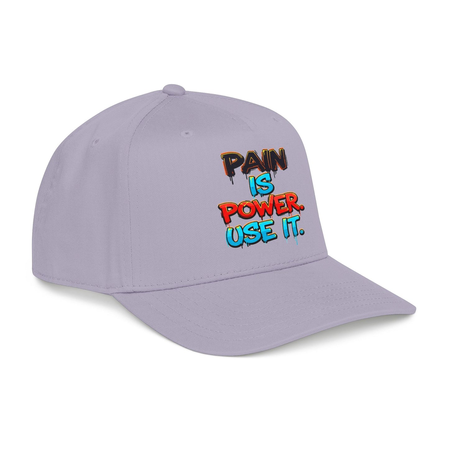 Baseball Cap — "Pain Is Power. Use It." Motivational Streetwear Hat