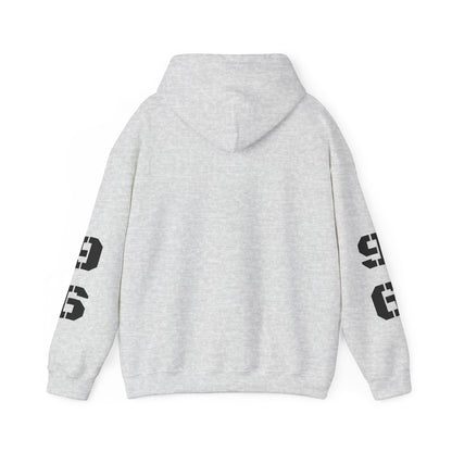 Hooded Sweatshirt with Quote 'Progress, not Perfection'