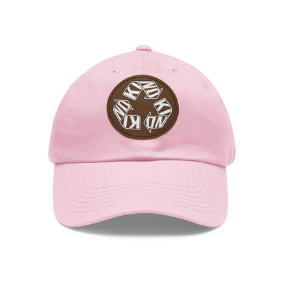 KIND Dad Hat with Leather Patch, Motivational Baseball Cap, Stylish Sun Hat
